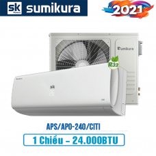 Điều hòa Sumikura 1 chiều 24000btu APS/APO-240/Citi - 2021